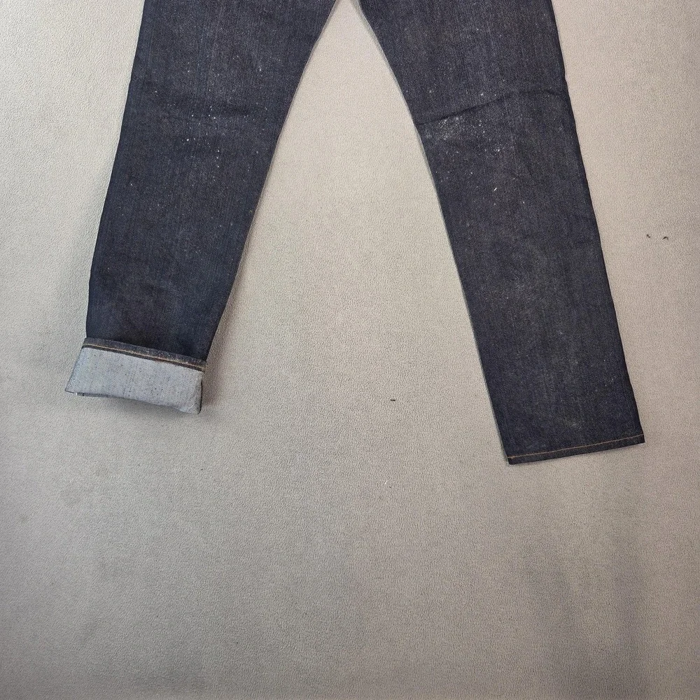 VTG Levis 501 Big‎ E Jeans Mens Made USA Button Paint Stains Denim Fits 29x29